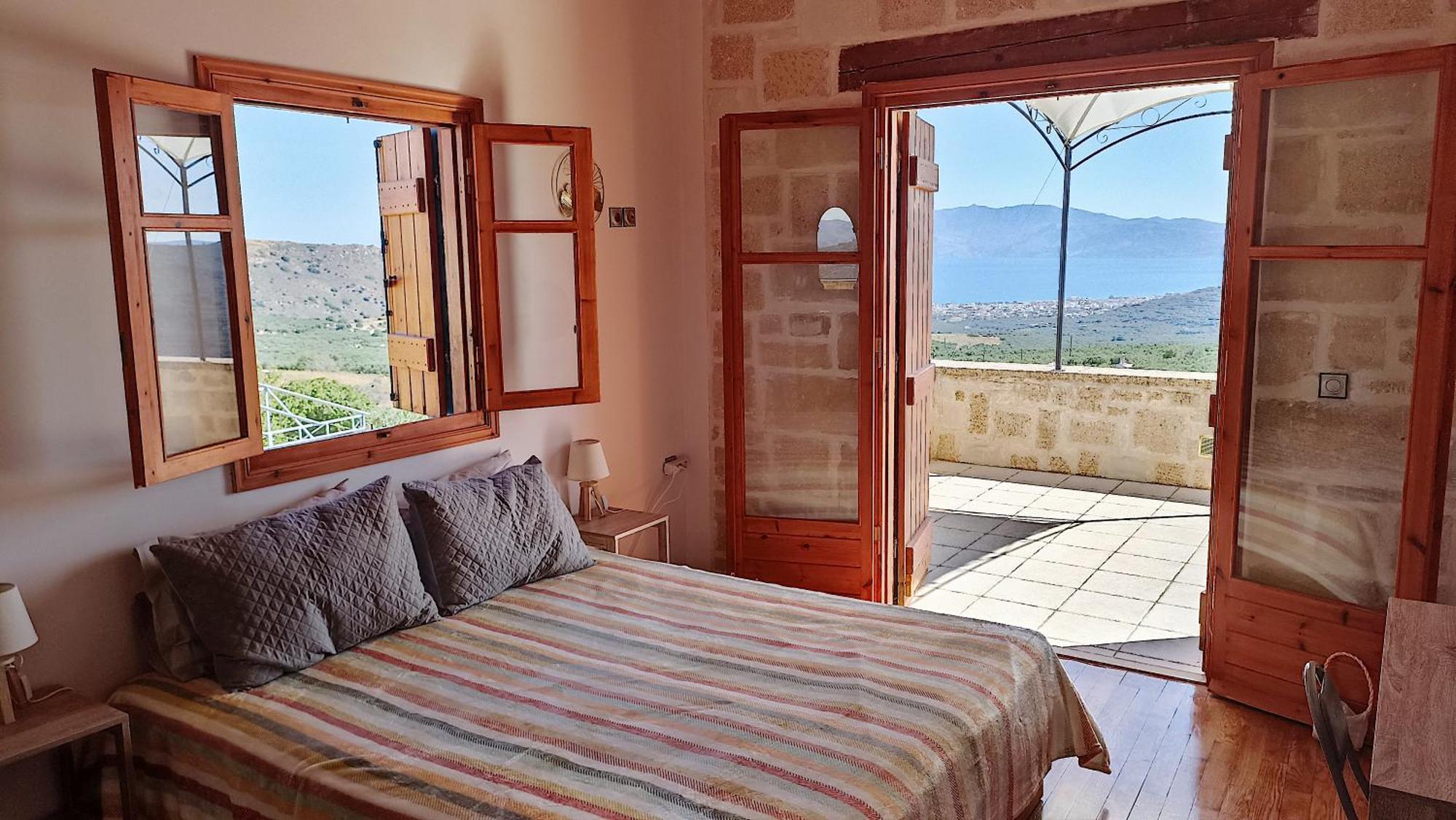 Ferienwohnung Mulberry Hill - Amazing Panoramic Views - Kíssamos Exterior foto