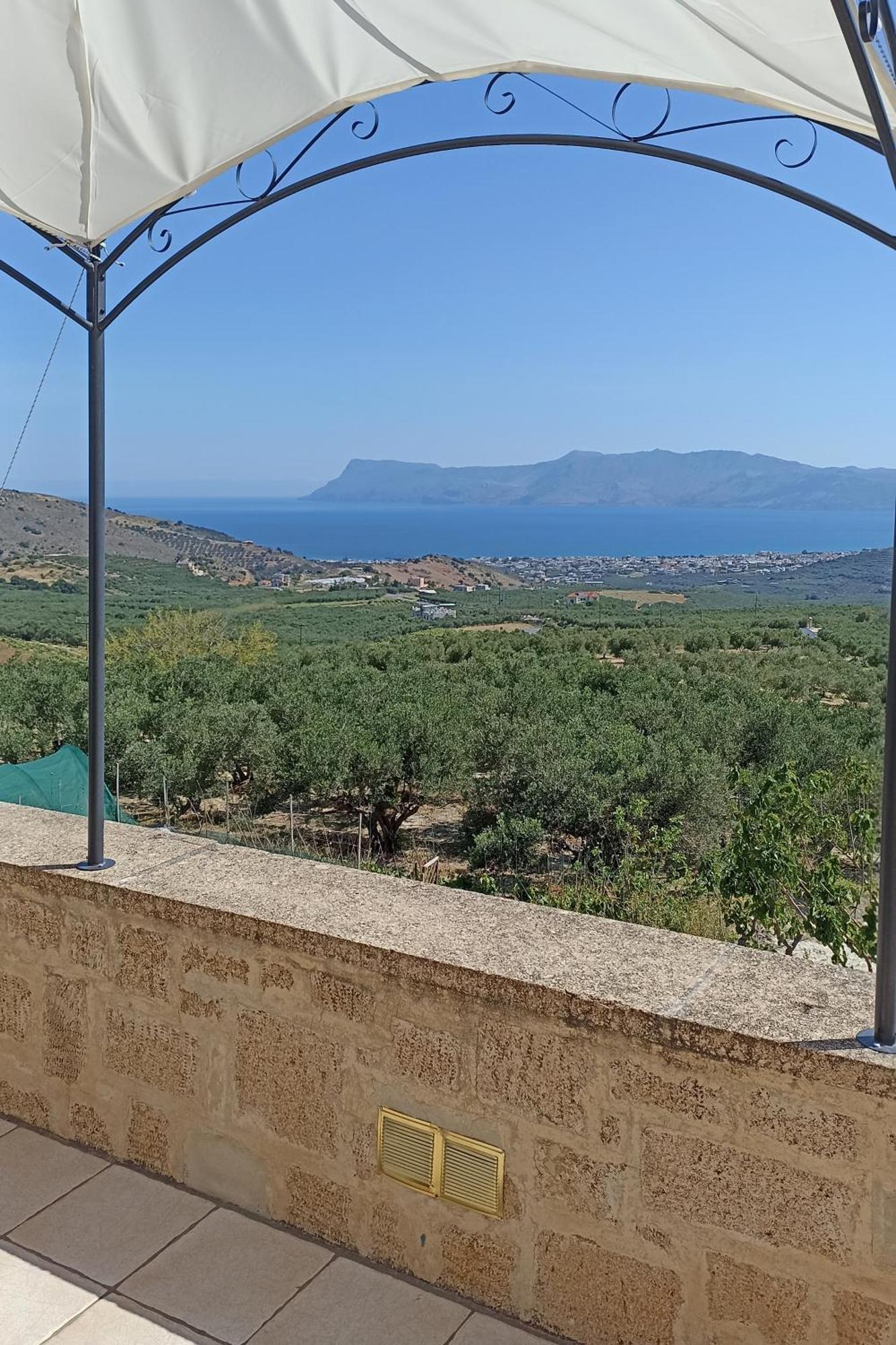 Ferienwohnung Mulberry Hill - Amazing Panoramic Views - Kíssamos Exterior foto