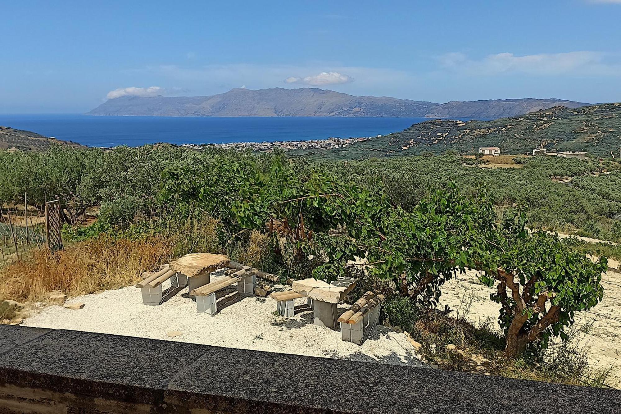 Ferienwohnung Mulberry Hill - Amazing Panoramic Views - Kíssamos Exterior foto