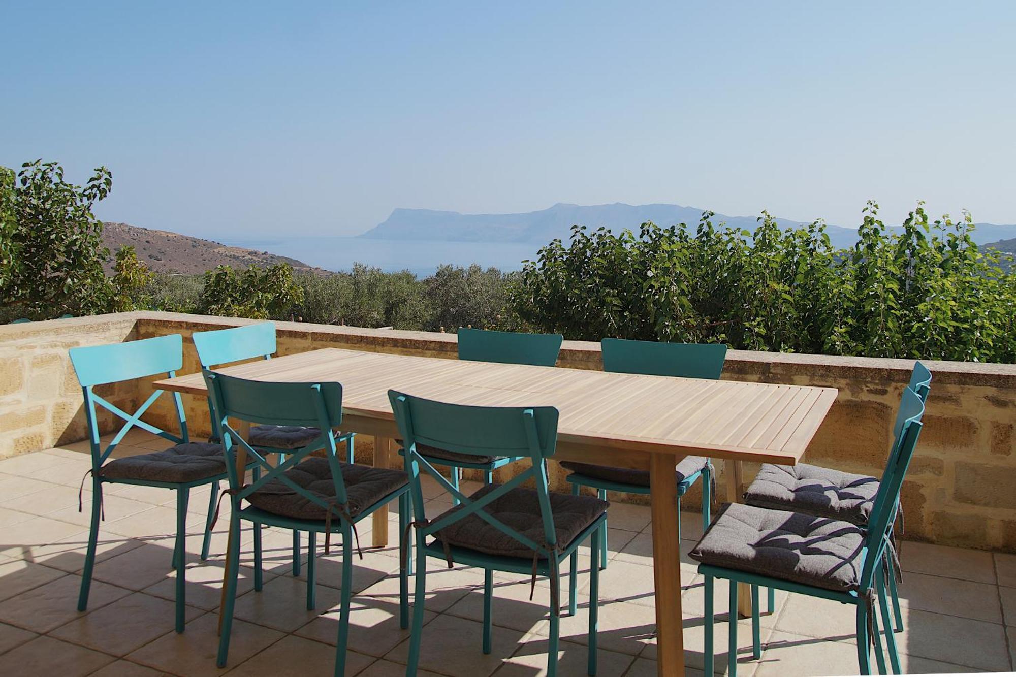 Ferienwohnung Mulberry Hill - Amazing Panoramic Views - Kíssamos Exterior foto